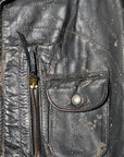 Vintage 1950’s Buco Distressed “D” Pocket Leather Jacket