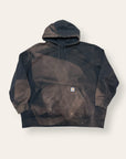 Vintage Carhartt Sunfaded Distressed Hooded Pullover