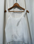 Vintage 1930’s Ivory Silk Slip Set | Minimal Slip Camisole & Skirt Set