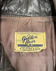 Vintage 1950’s Golden Bear Horsehide Leather Jacket