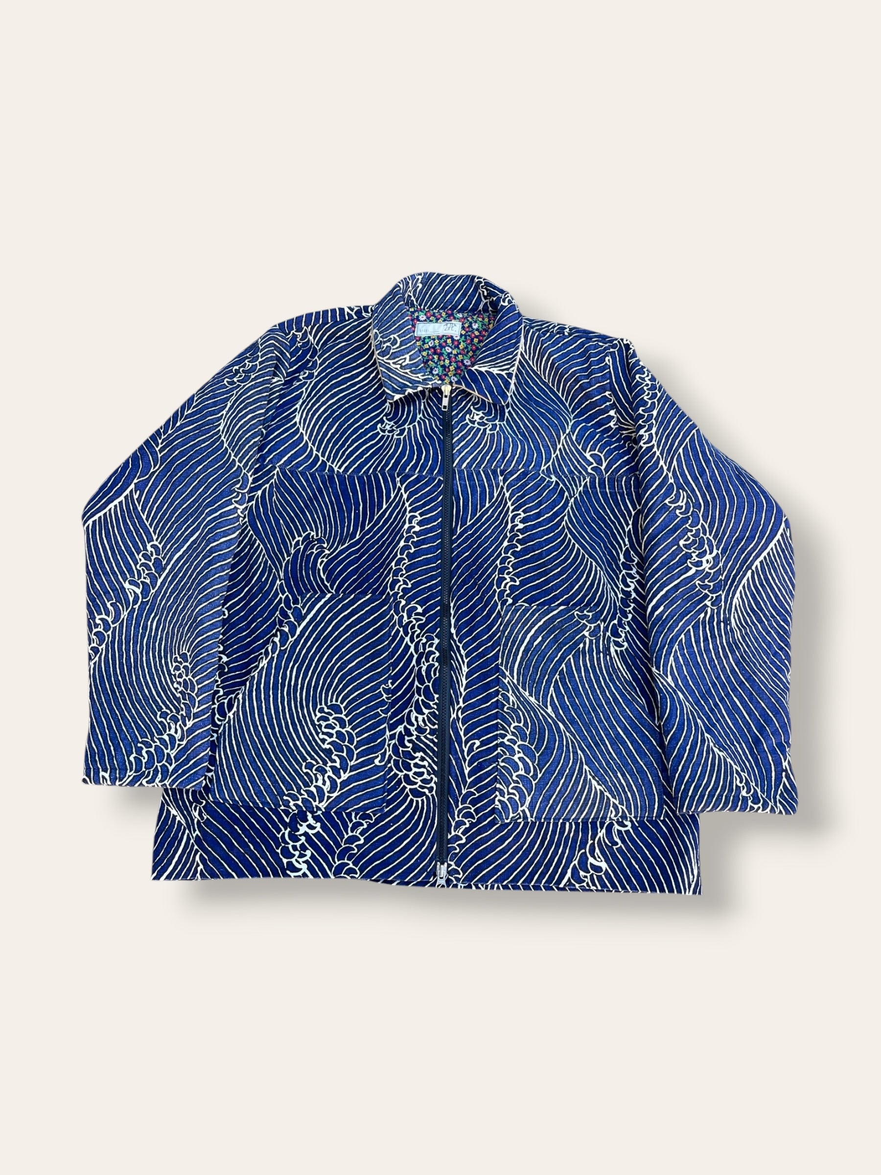 ALC Indigo Vat Dyed Waves Jacket