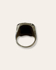 Vintage 1900’s Sardonyx Cameo 14k White Gold Ring Size 10