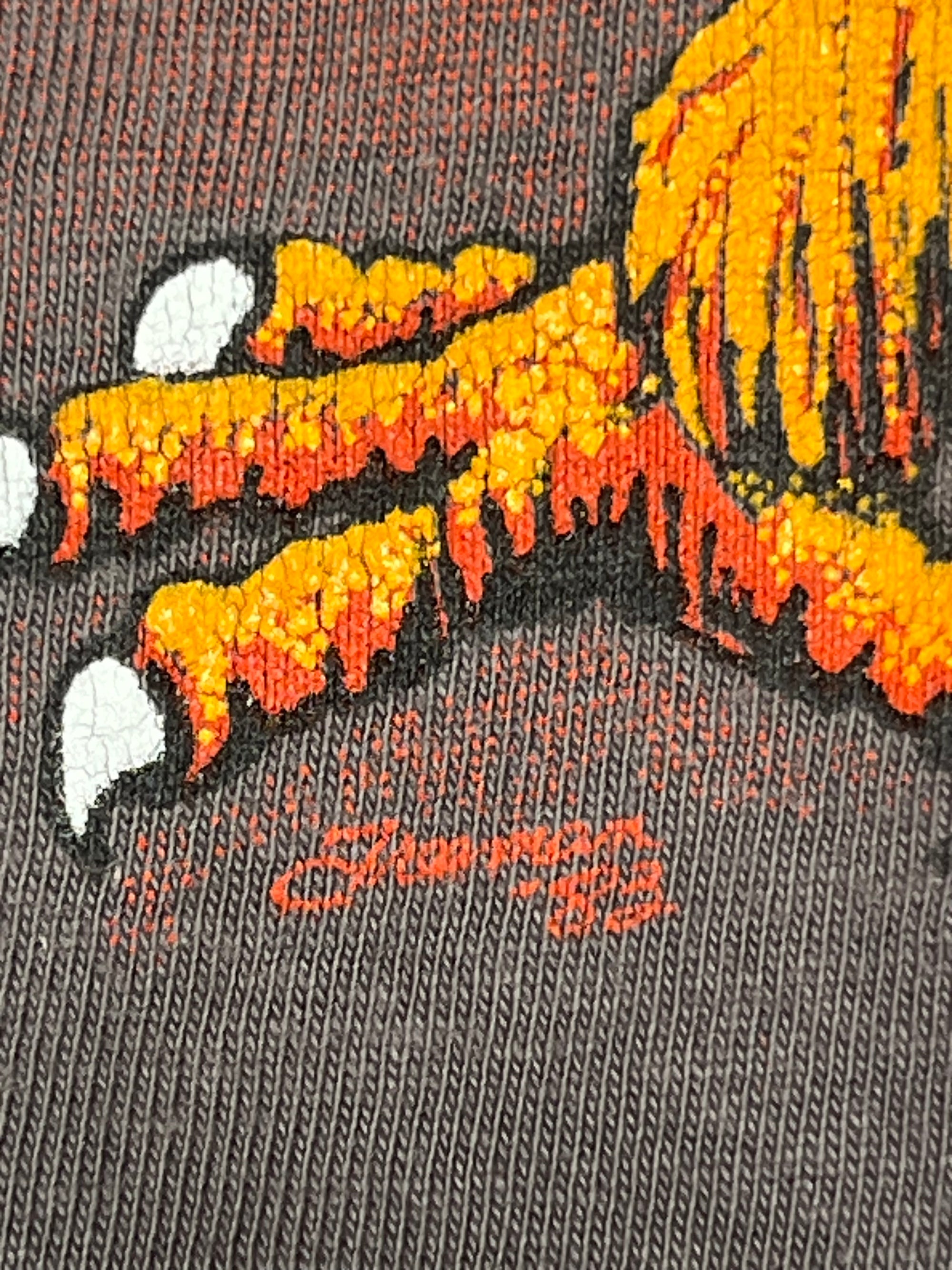 Vintage 1980s Harley Davidson Eagle T-Shirt | Bob Dron Oakland Dealer Tee