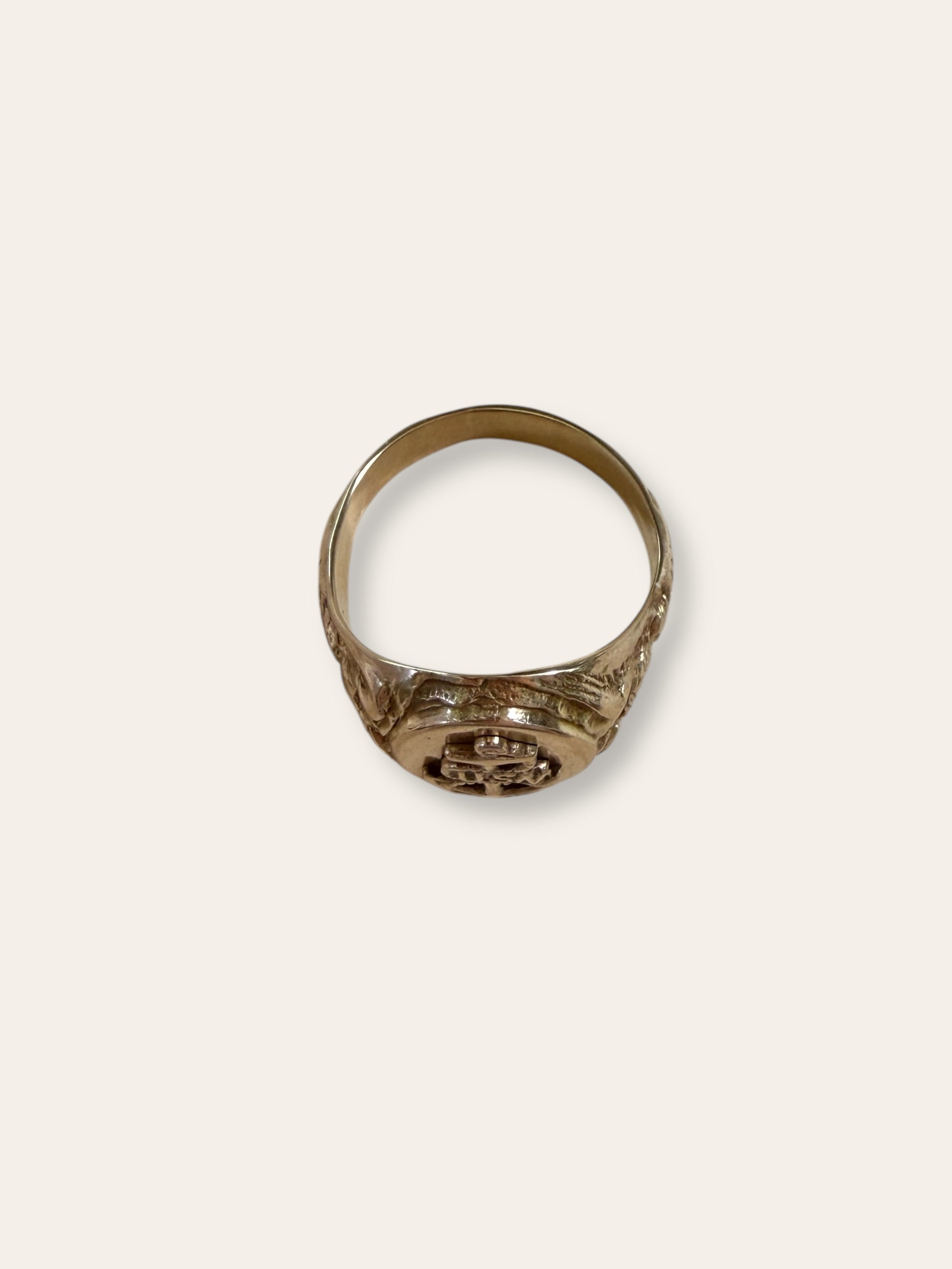 Vintage United Sates Navy 10k Gold Ring Size 9