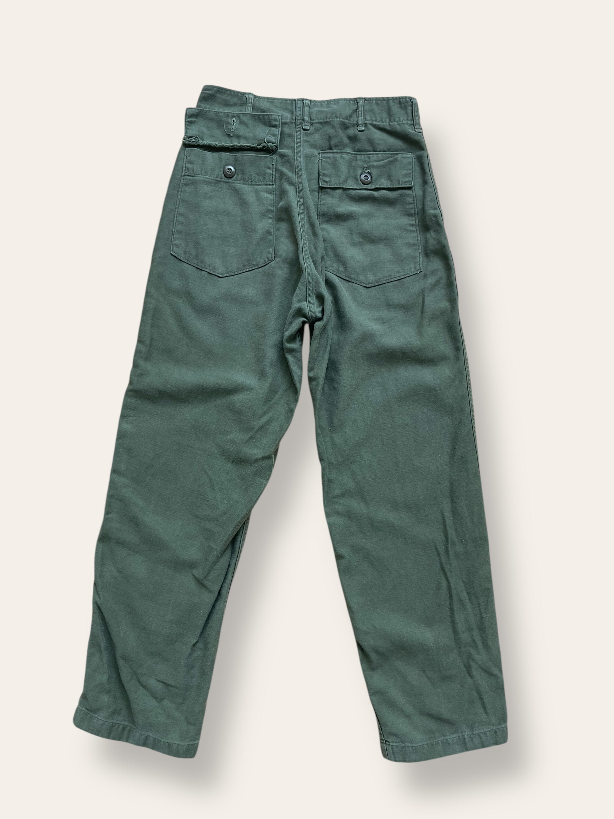 Vintage 1970’s US Army Issue OG-107 Baker Pants W:30