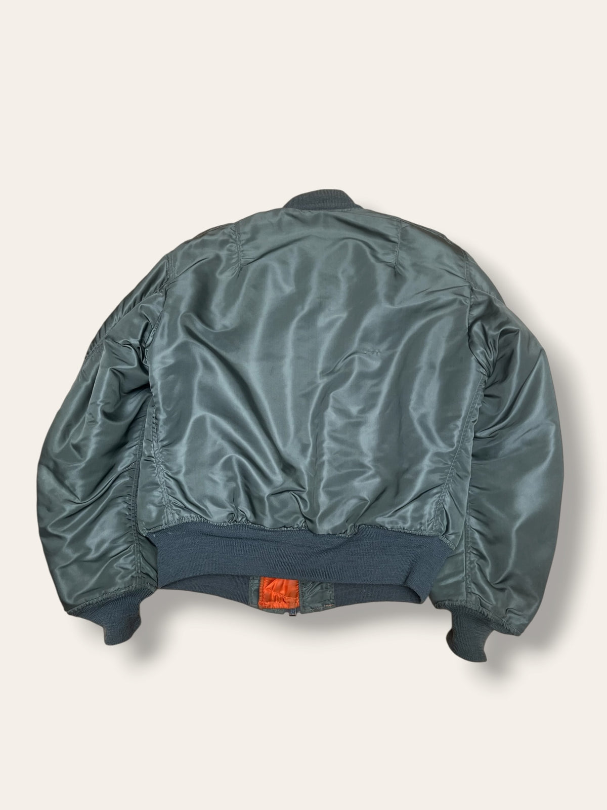 Vintage 1960s USAF MA-1 Bomber Jacket | Skyline Clothing Corp| 1962 Named "Goodwin" w/Patches Sz M | Korean War