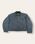 Vintage 2000’s Carhartt Detroit Jacket | Gray Canvas Size L