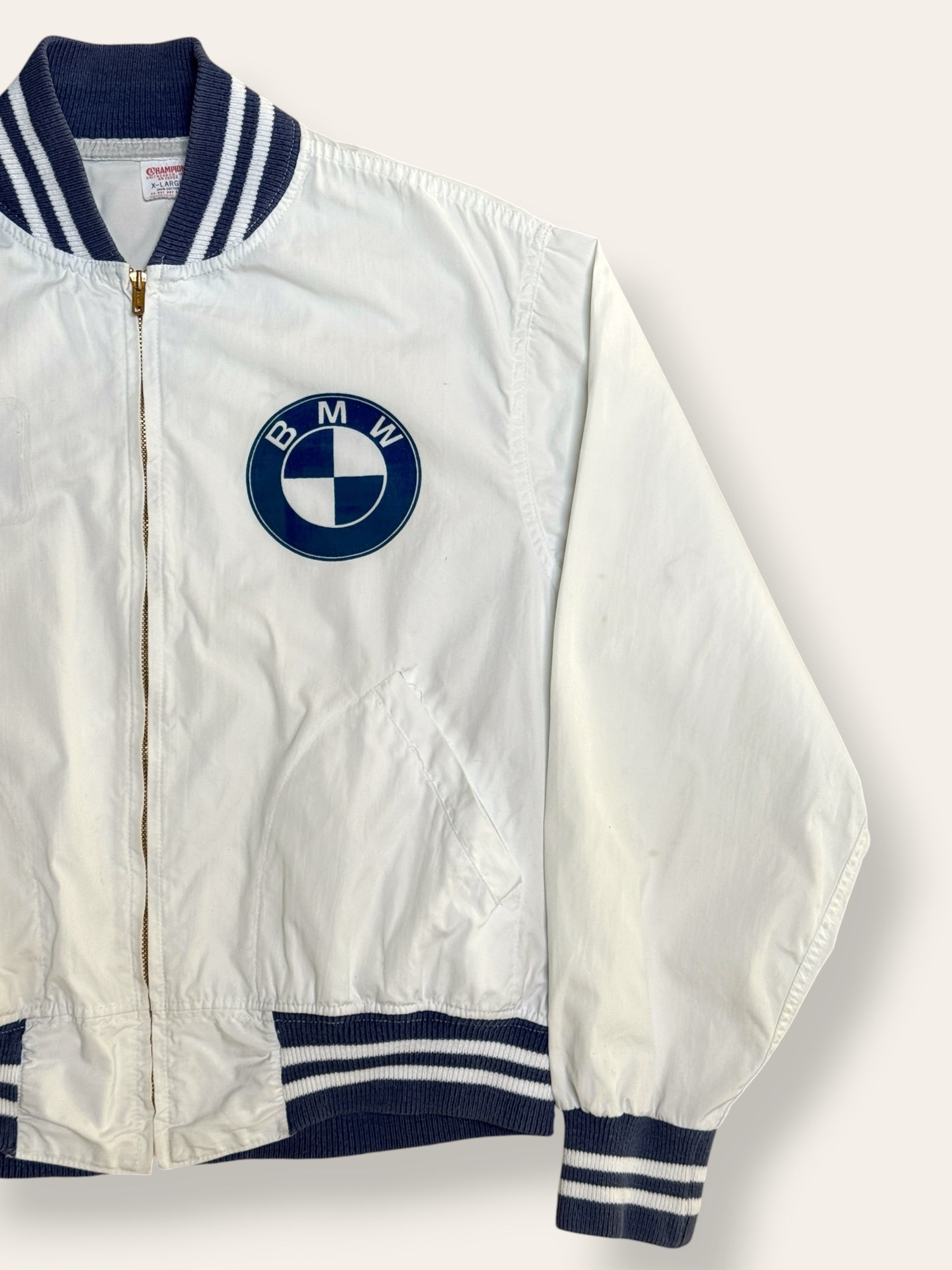Vintage 1960’s Champion Running Man BMW Jacket | Racing Club Jacket size XL