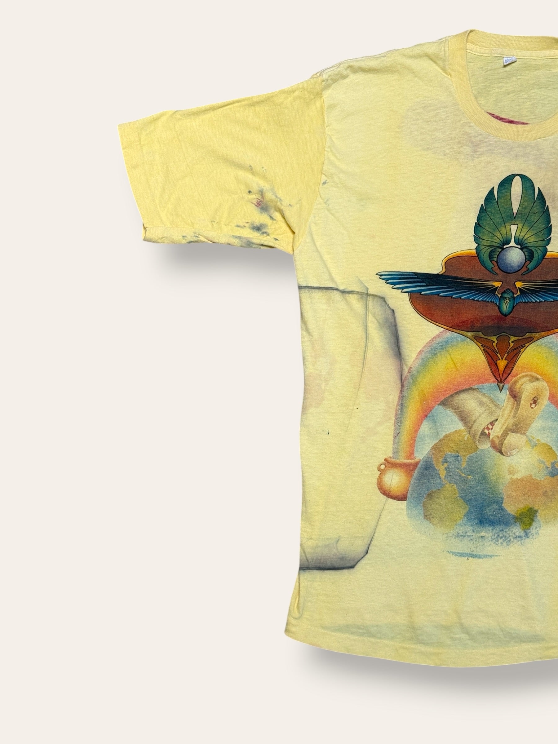 Vintage 1972 Kelley Mouse Studio Test Print T-Shirt | Ted Lucas | Grateful Dead Europe 72’ Graphic | Rare 1970s Psychedelic Art T-Shirt