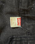 Vintage 1980’s Levi’s Black Denim Galaxy Jacket | Galactic Wash Trucker Jacket Size XL