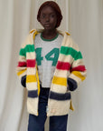 Vintage 1960’s Hudson Bay Wool Blanket Reversible Jacket