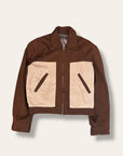 Vintage 1950’s Rayon Gabardine Two Tone Jacket 42