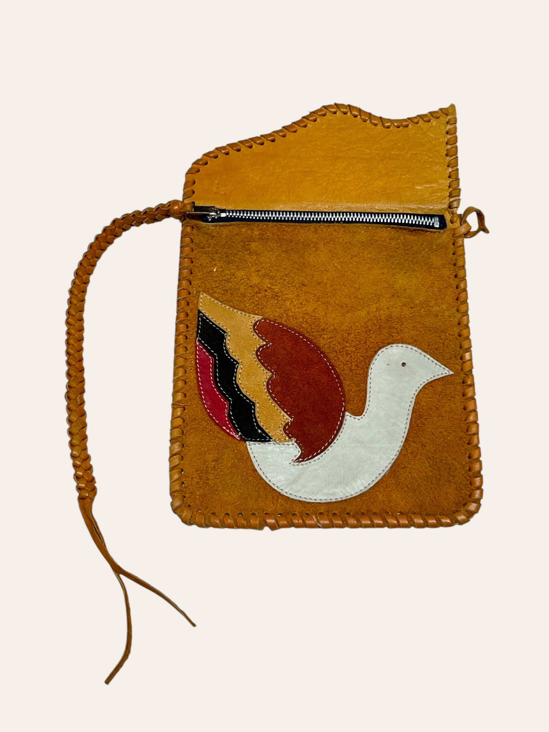 Vintage 1970’s Char Handmade Leather Bag Deadstock