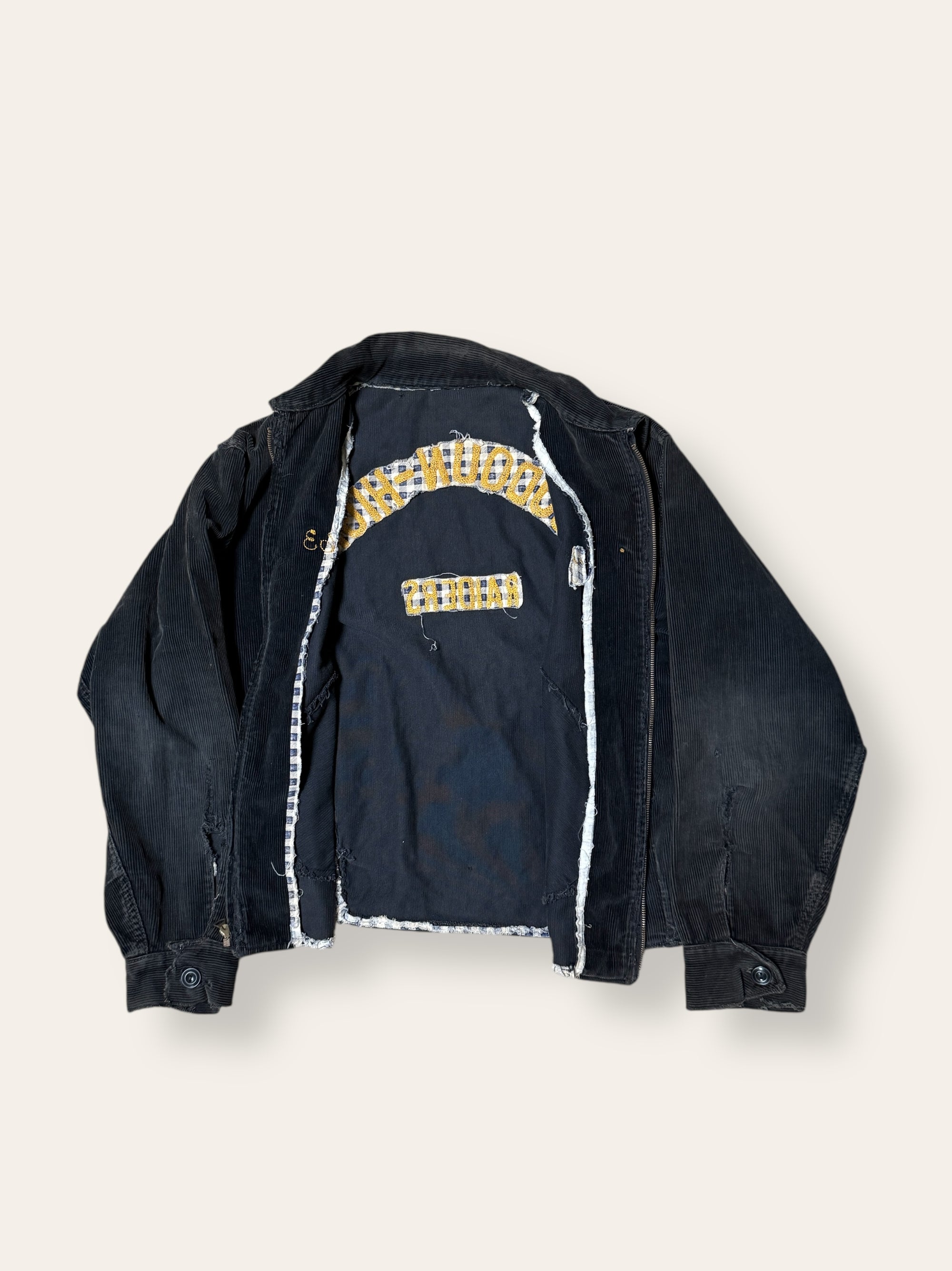 Vintage 1963 Corduroy School Sport Chain Stitch Jacket