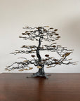 wire mcm sculpture of a Japanese bonsai tree