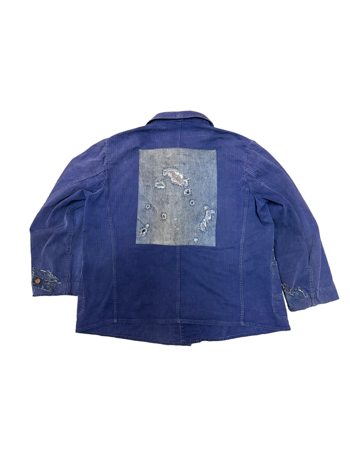ALC- Denim Patched Workwear Jacket