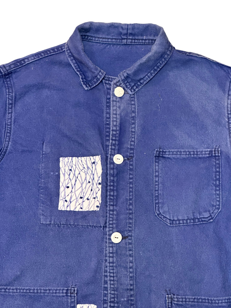 ALC- Vintage Japanese Fabric Patched Workwear Jacket
