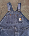 Vintage Blue Carhartt Made in USA Lined Overalls