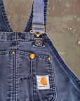 Vintage Blue Carhartt Made in USA Lined Overalls