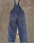 Vintage Blue Carhartt Made in USA Lined Overalls