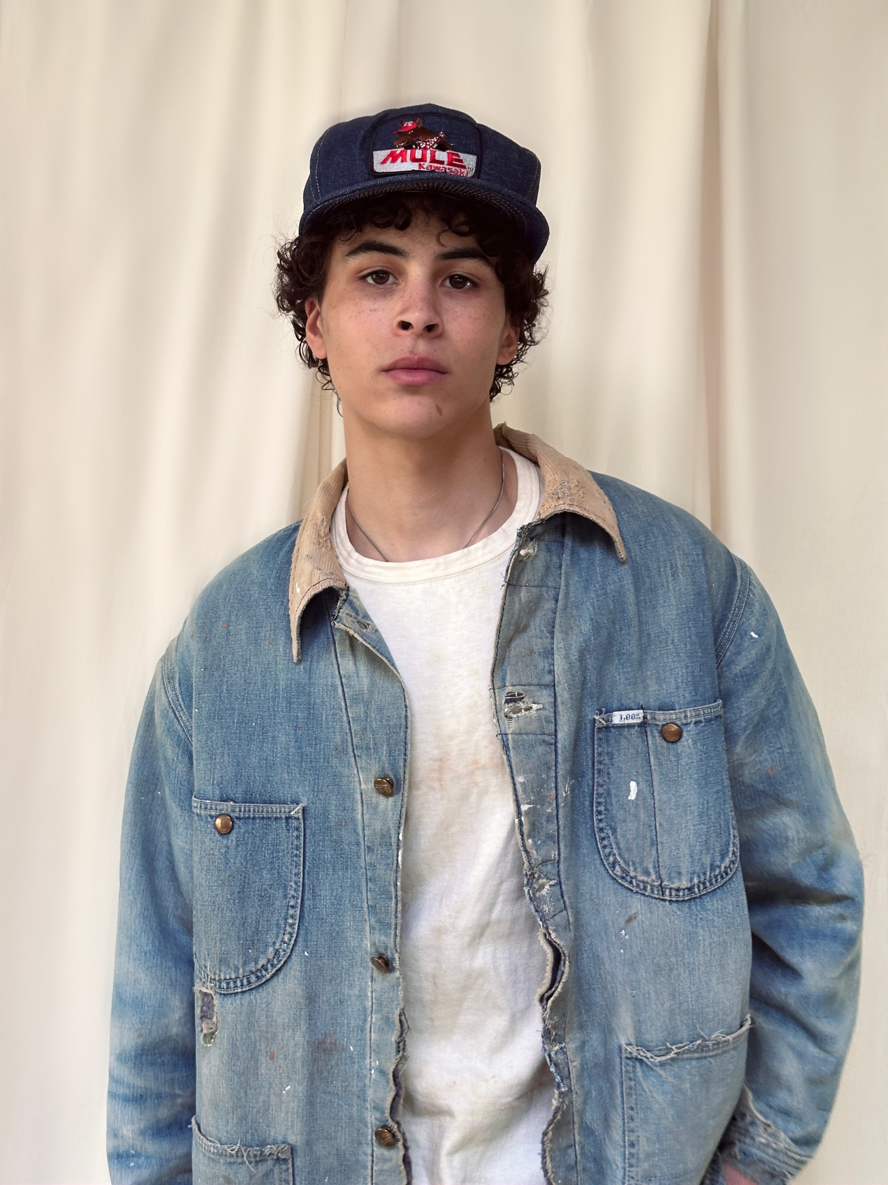 Vintage Deadstock Kawasaki Mule Swingster Denim Hat