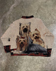 Vintage 1990’s Yorkie Terrier Sugar Street Weavers Jacket