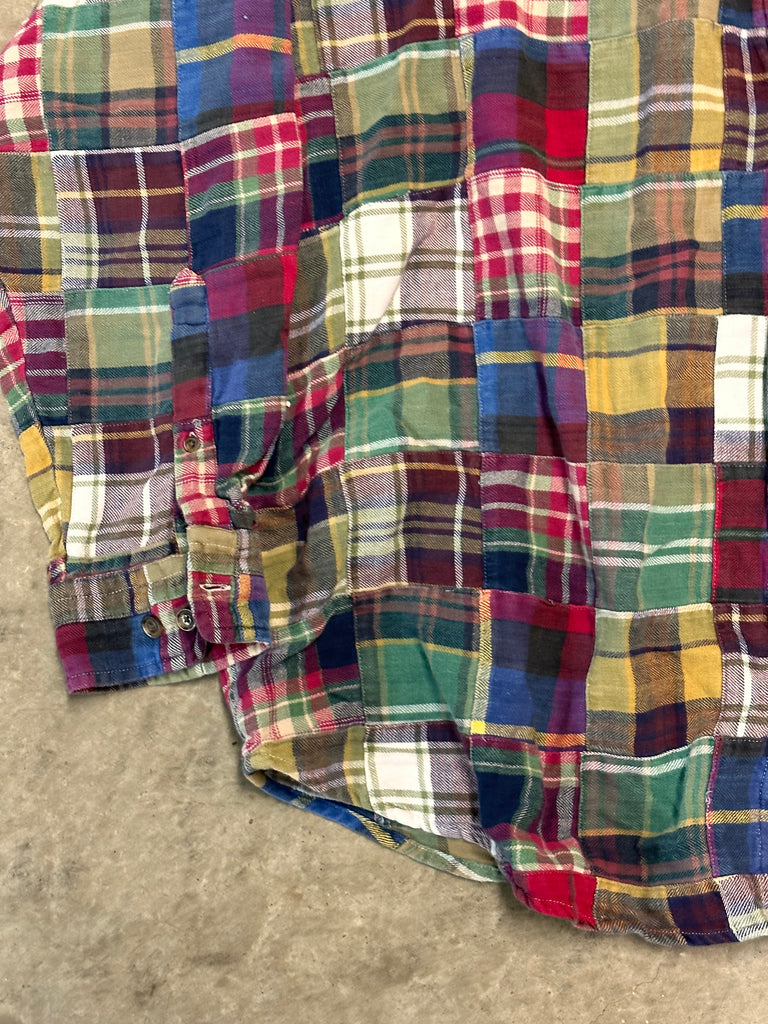 Vintage 1980’s ORVIS Flannel Patchwork Shirt