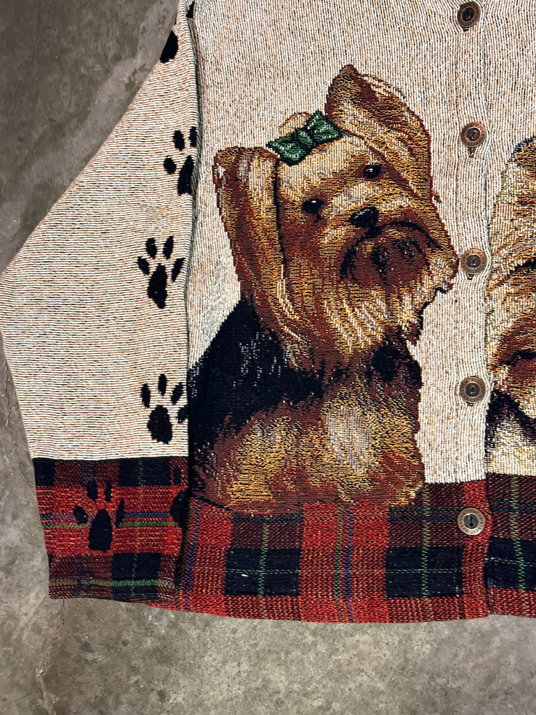 Vintage 1990’s Yorkie Terrier Sugar Street Weavers Jacket