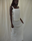 Vintage 1930’s Ivory Silk Slip Set | Minimal Slip Camisole & Skirt Set