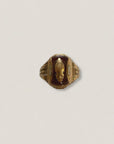 Vintage 1940’s HJ 10k Gold Art Deco Class Ring Size 10.5