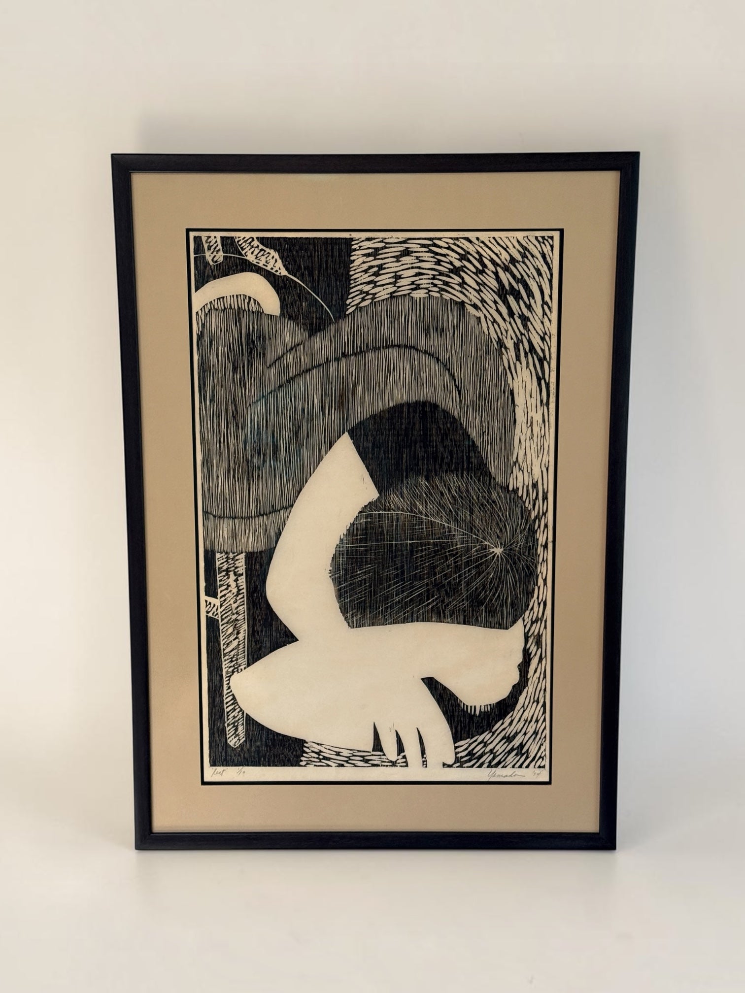 yamada mcm 1950s wood block print 