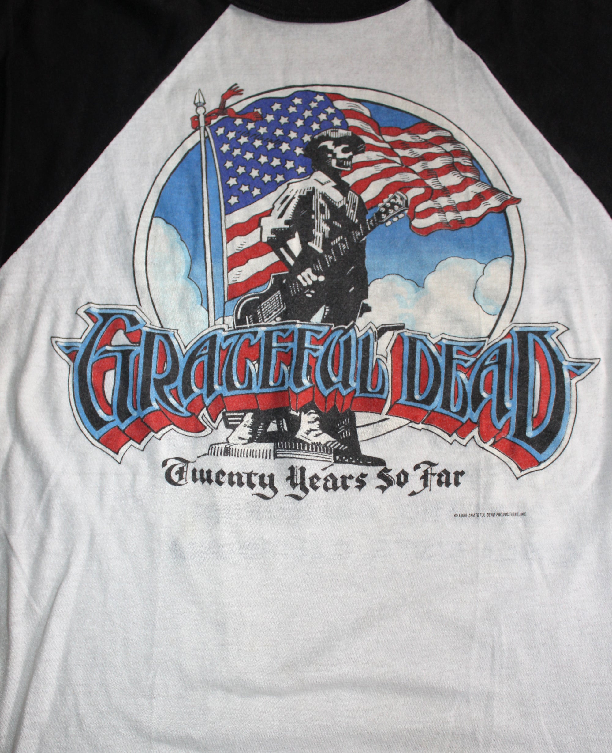 Vintage 80&#39;s Grateful Dead Twenty Years So Far T-Shirt