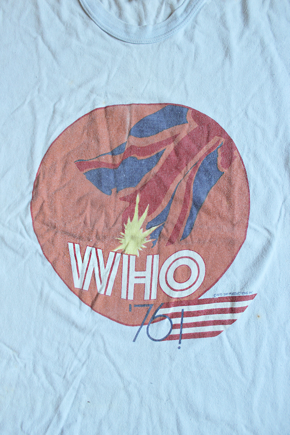 the who vintage 70&#39;s t-shirt