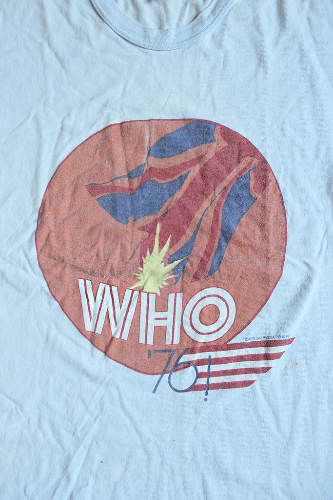 the who vintage 70's t-shirt