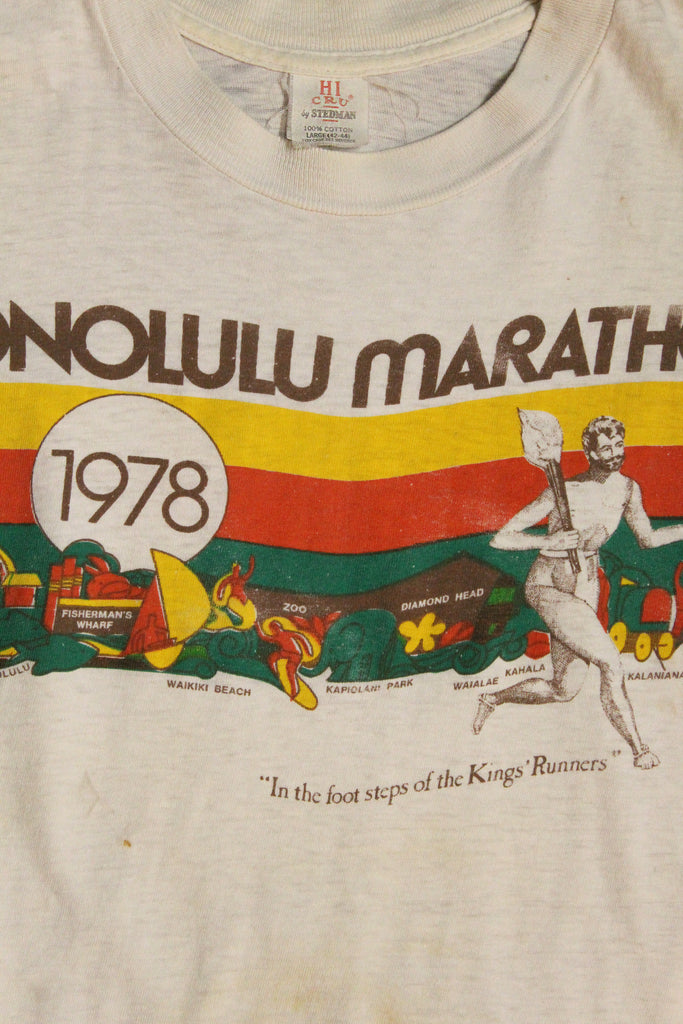 Vintage 1978 Honolulu Marathon T-Shirt