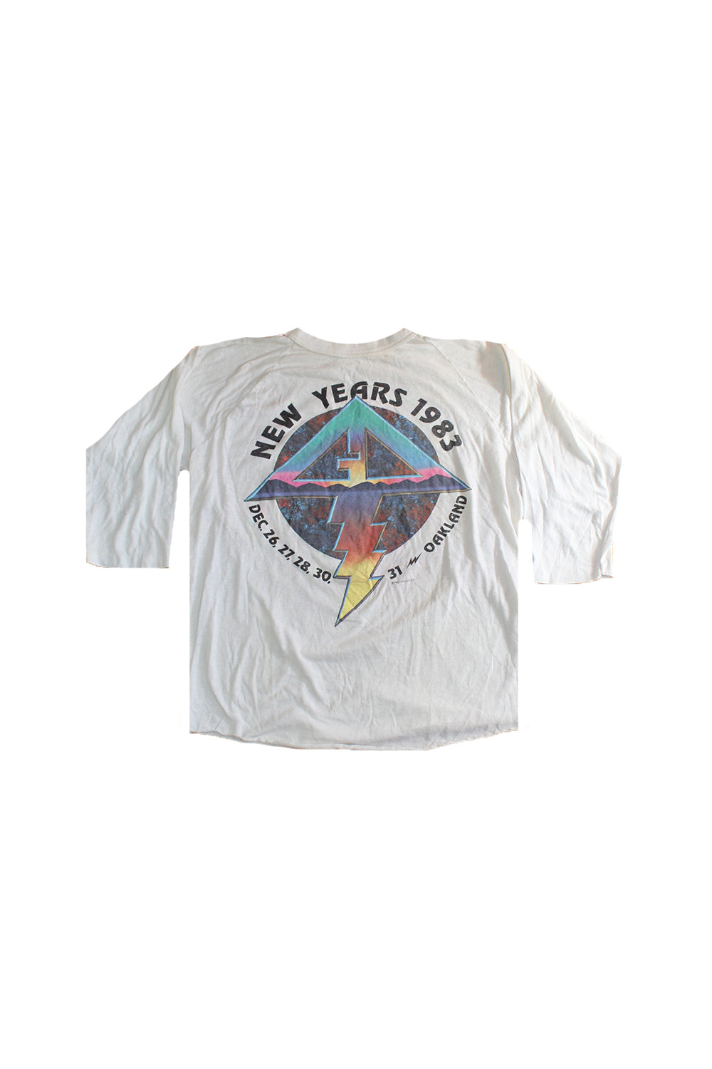 80's new years oakland grateful dead vintage t shirt