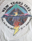 Vintage 80's Grateful Dead New Years Oakland Kelley T-Shirt