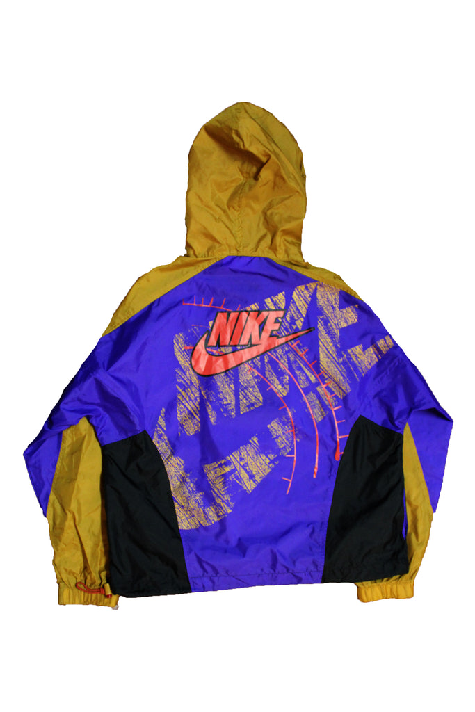 Vintage 1990's Nike Pullover Hooded Windbreaker Jacket