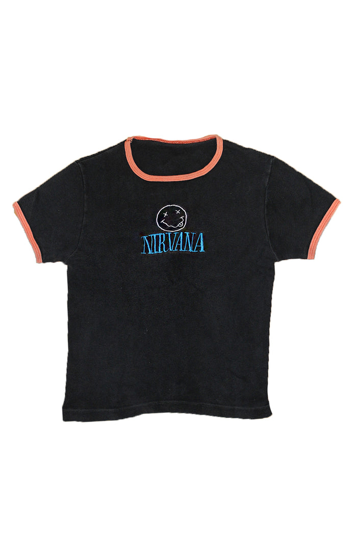 Vintage 90's Nirvana Crop T-shirt