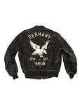 Vintage Deadstock Vietnam War Era GERMANY Berlin Satin Souvenir Skull Jacket ///SOLD///