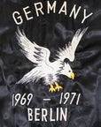 Vintage Deadstock Vietnam War Era GERMANY Berlin Satin Souvenir Skull Jacket ///SOLD///