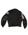 Vintage Deadstock Vietnam War Era GERMANY Berlin Satin Souvenir Skull Jacket ///SOLD///