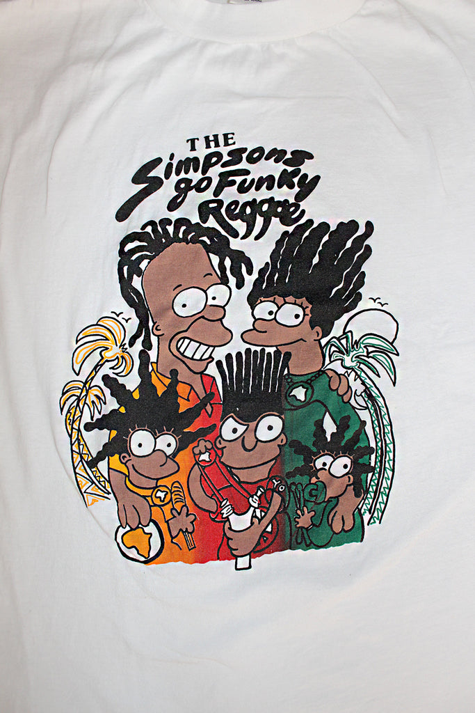 Vintage 90's Bootleg Bart Simpson Funky Reggae T-shirt
