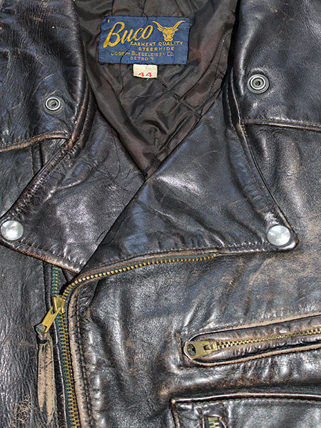 Buco J-24 1950&#39;s D-pocket Steerhide Leather Jacket