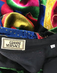 Vintage 90's Gianni Versace Velvet Silk Shirt