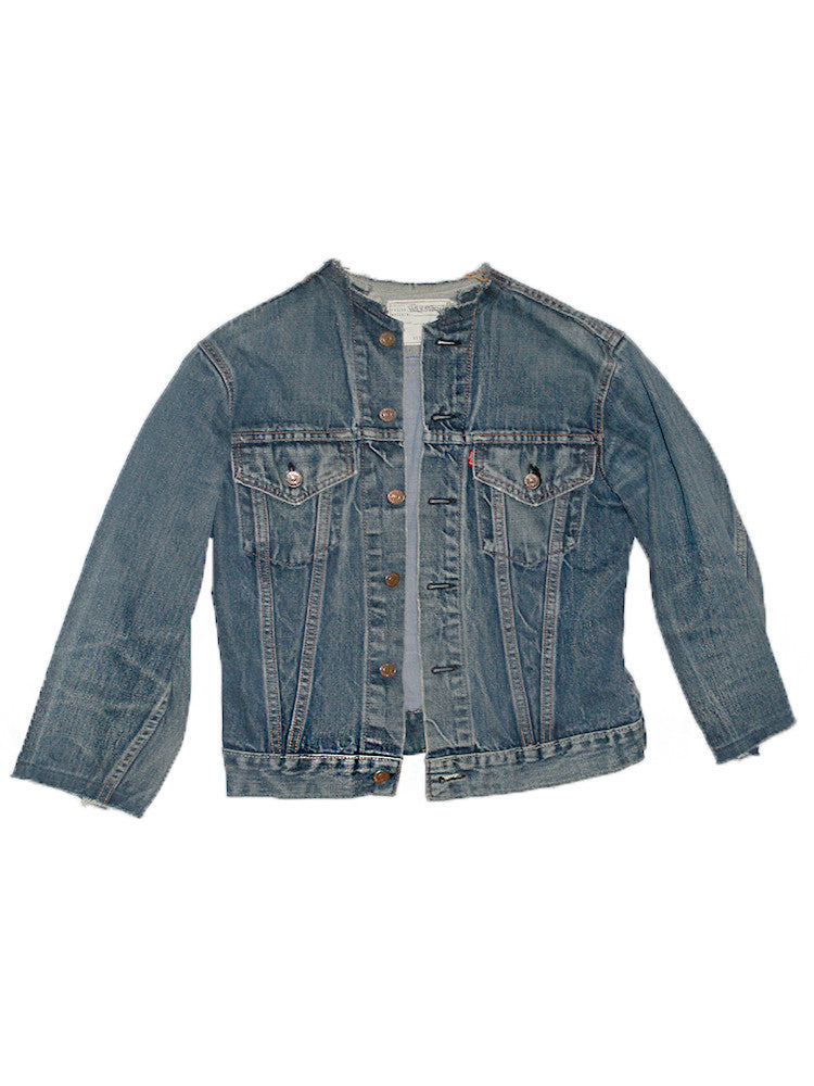 ALC-003 Levi&#39;s Big E Denim Patchwork Jacket