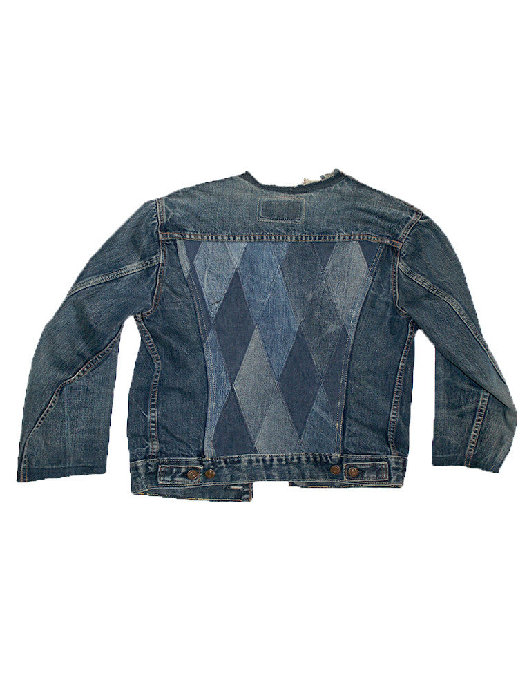 ALC-003 Levi&#39;s Big E Denim Patchwork Jacket