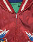 Vintage 50's Deadstock Japan Souvenir Satin Jacket Atomic Bomb Rare