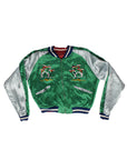 Vintage 50's Deadstock Japan Souvenir Satin Jacket Atomic Bomb Rare