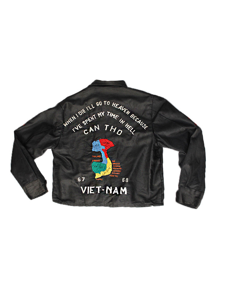 Vintage Deadstock 60&#39;s Vietnam Souvenir Jacket